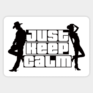 JUST KEEP CALM Sticker